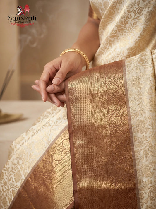 Banarasi Kanjivaram Tissue Silk Saree – Lightweight Elegant Traditional Wear (5.5 Meters)