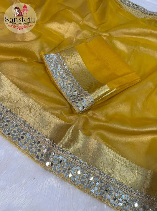 Yellow zari