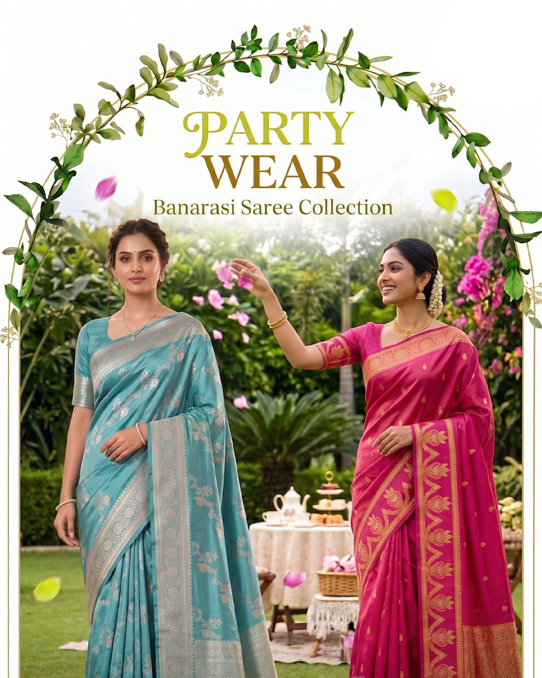 Glamorous Party Wear Saree Collection
