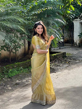 Yellow zari