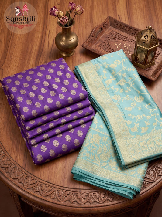 Tapeta Silk Unstitched Suit with Jamdani Weaving – Elegant Traditional Wear (2.5 Meters)