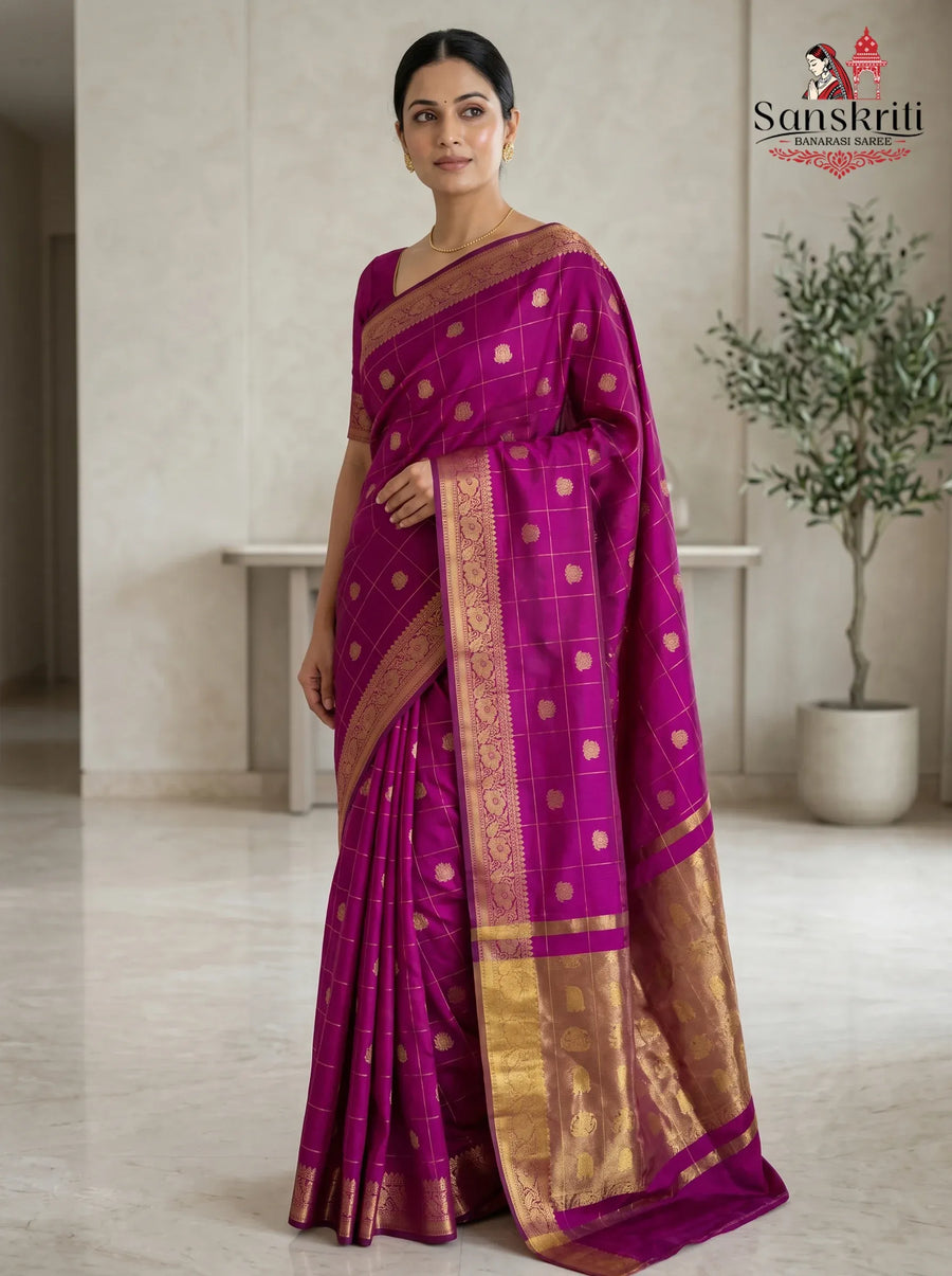 Pink with gold