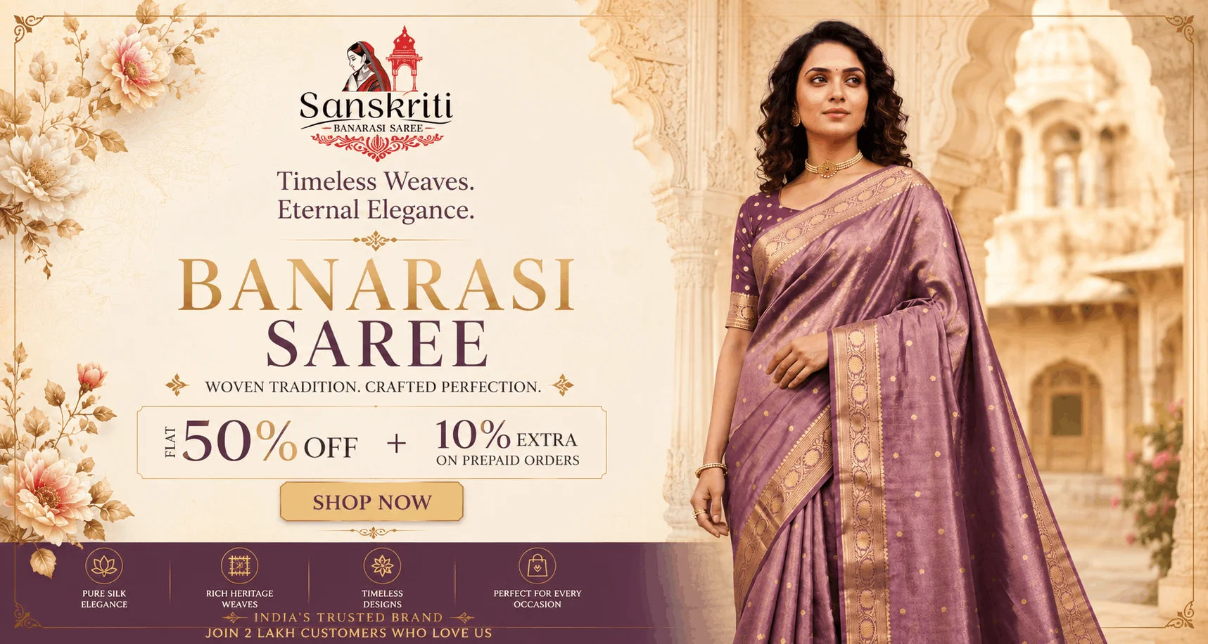 Sanskriti Banarasi Saree