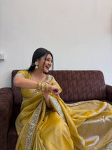 Yellow zari