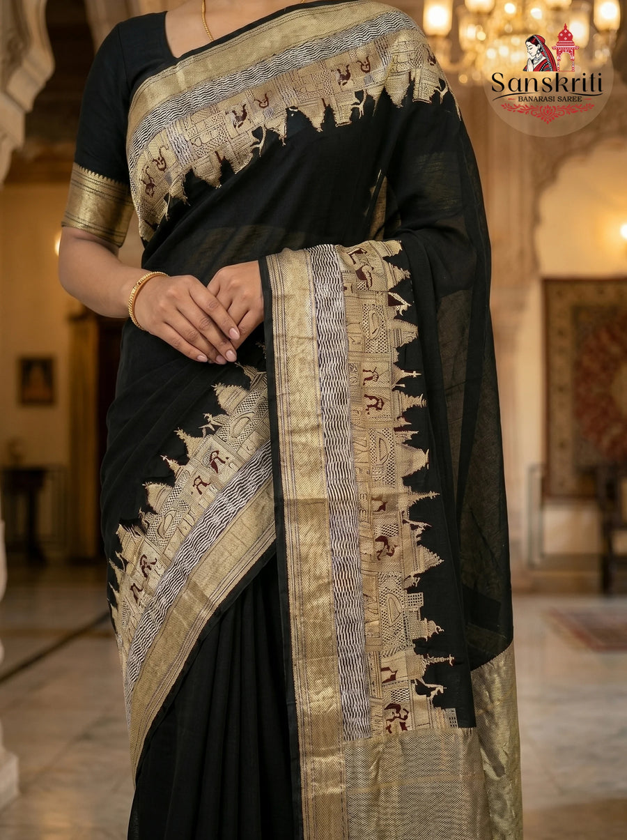 Banarasi Katan Silk Saree – Handloom Traditional Elegant Wear