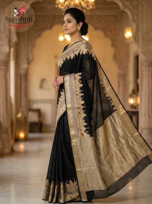 Banarasi Katan Silk Saree – Handloom Traditional Elegant Wear