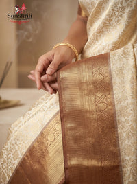 Banarasi Kanjivaram Tissue Silk Saree – Lightweight Elegant Traditional Wear (5.5 Meters)