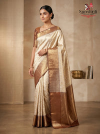 Banarasi Kanjivaram Tissue Silk Saree – Lightweight Elegant Traditional Wear (5.5 Meters)