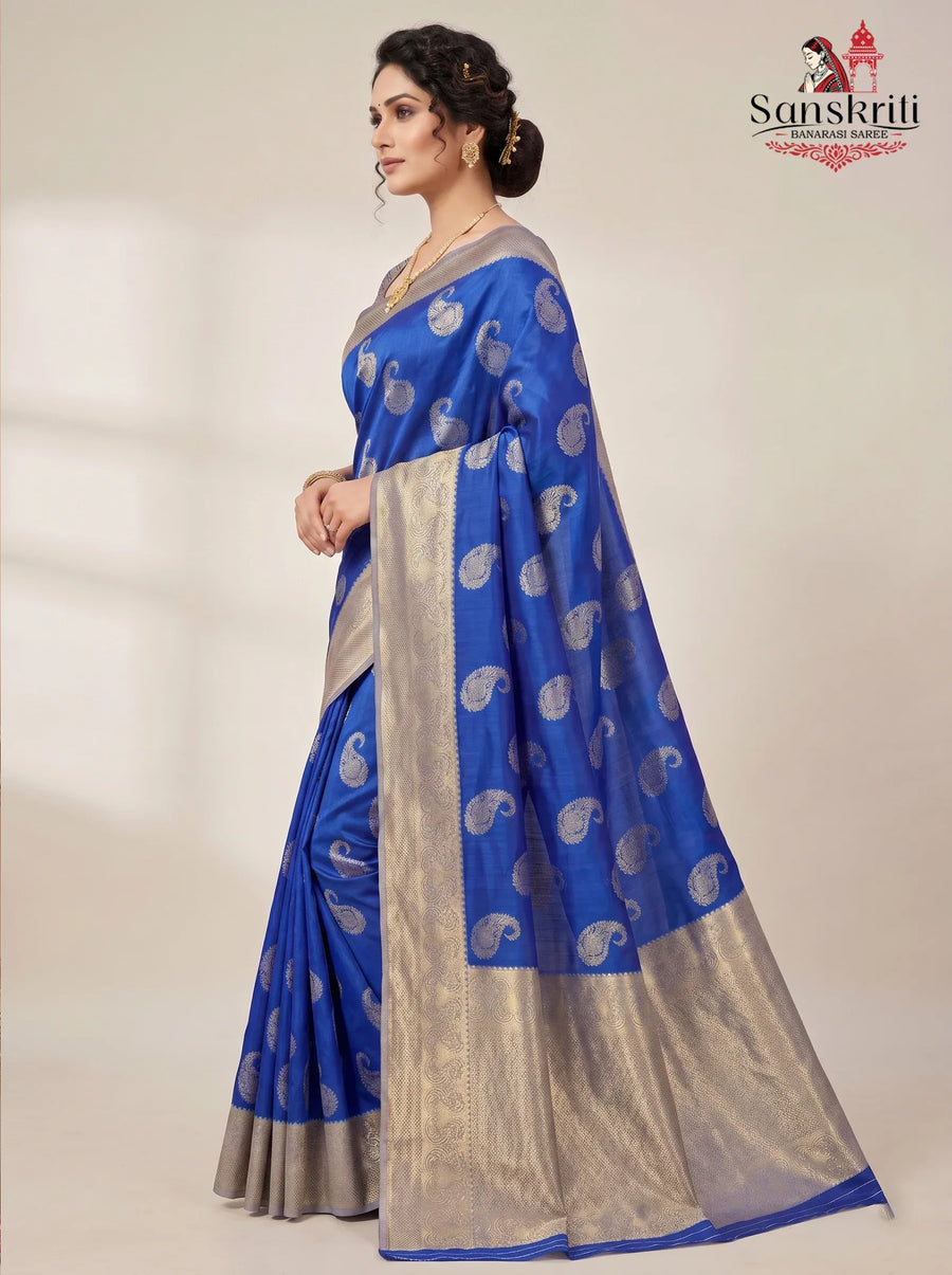 Banarasi Soft Silk Saree (Woven Silk) – Elegant Traditional Wear (6.3 Meters)