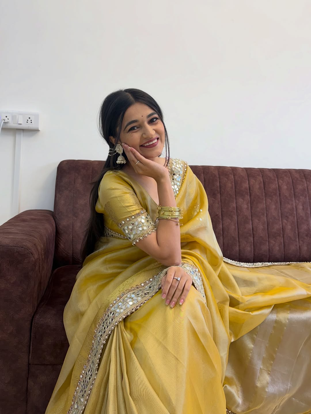 Yellow zari