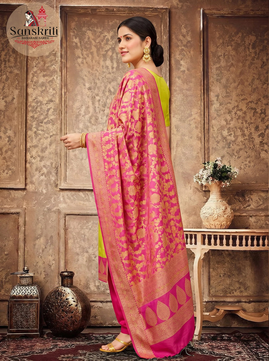 Tapeta Silk Suit with Jamdani Weaving – Elegant Traditional Wear (2.5 Meters)