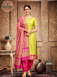 Tapeta Silk Suit with Jamdani Weaving – Elegant Traditional Wear (2.5 Meters)