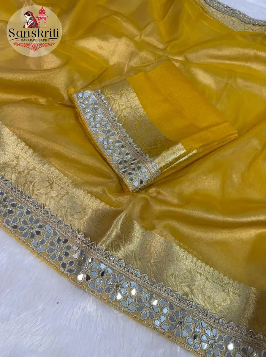 Yellow zari