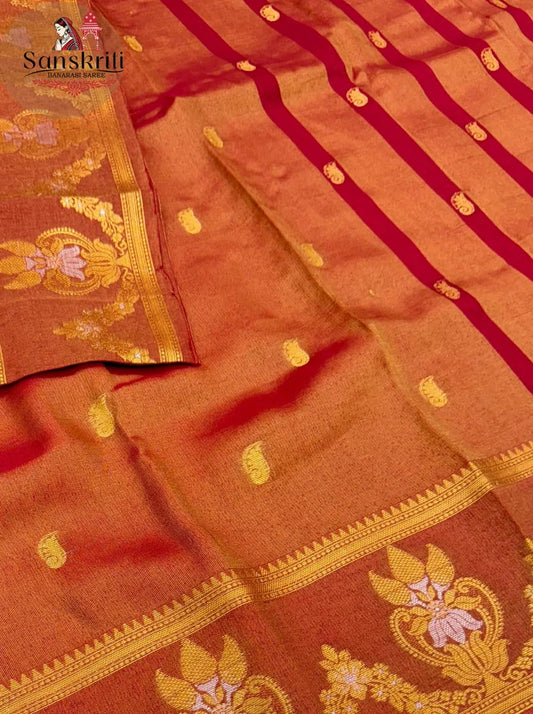 Premium Handwoven Maheshwari Silk Cotton Saree – Lightweight Traditional Elegance with Rich Handloom Weaving