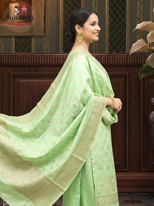 Monica Silk Suit with Jamdani Weaving – Elegant Traditional Wear (2.5 Meters)