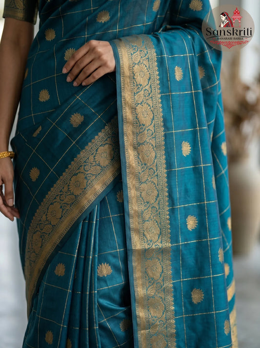 blue with gold