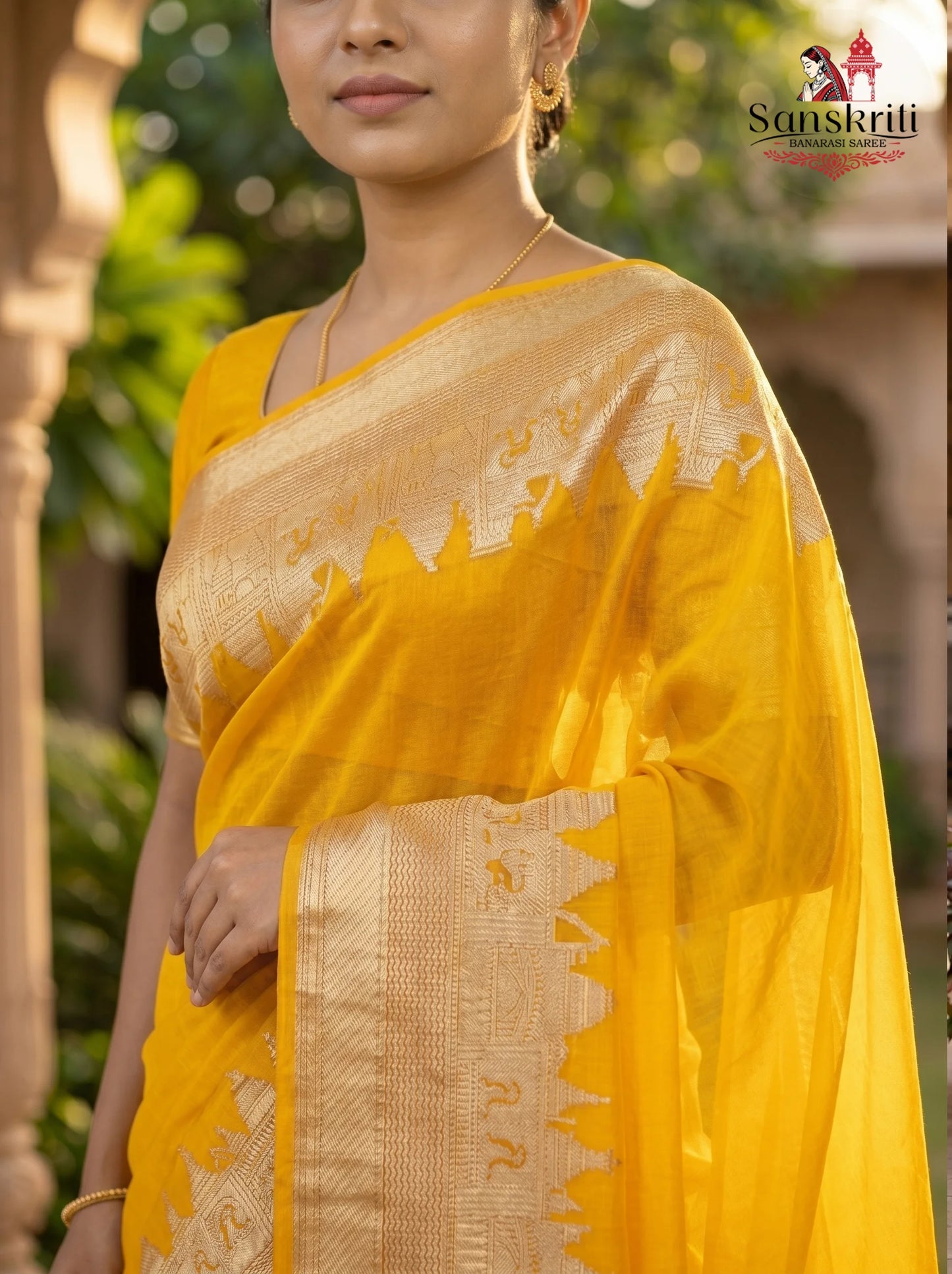 Yellow zari